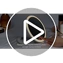 Vanpaga Rechargeable Travel Makeup Mirror with Lights, Adjustable Brightness & 3 Color Modes
