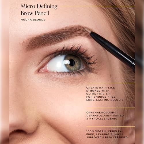 Arches & Halos Micro Defining Brow Pencil - Mocha Blonde, Vegan