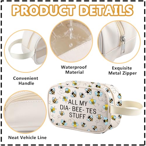 XYANFA Diabetic Medical Bag for Type 1 & 2 Diabetes Storage