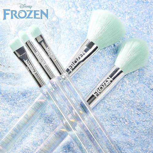 Disney Frozen 7PC Makeup Brush & Blender Set for Women & Girls