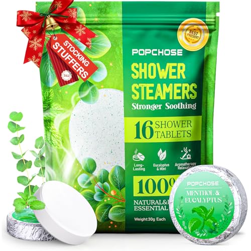 Eucalyptus Shower Steamers Aromatherapy - 16 Pack Green | POPCHOSE