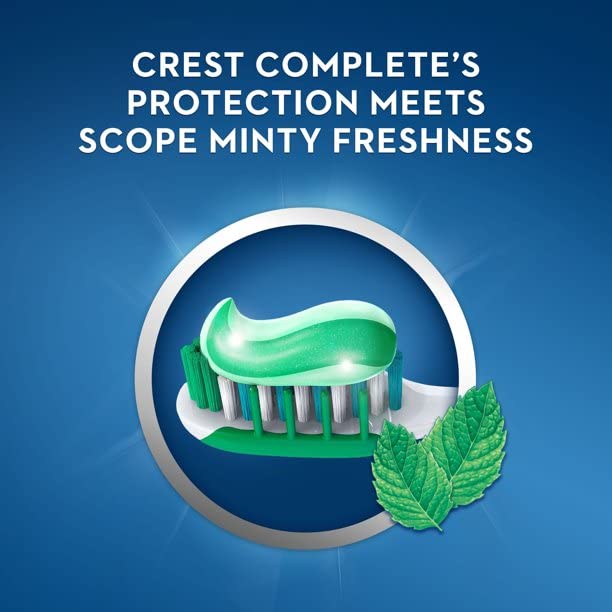 Crest Whitening Toothpaste with Scope Mint 5.4oz - Pack of 6