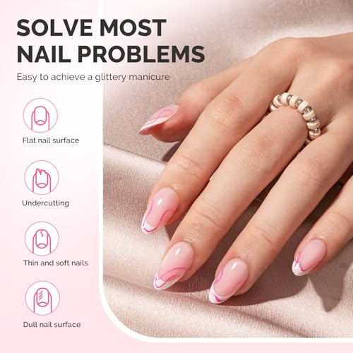 MelodySusie Builder Nail Gel - Thickening Soak Off UV Gel for Nail Art