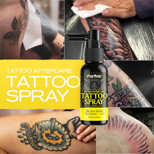 Farfnir Tattoo Spray 50ml - Refreshing Moisturizer for Fresh & Old Ink