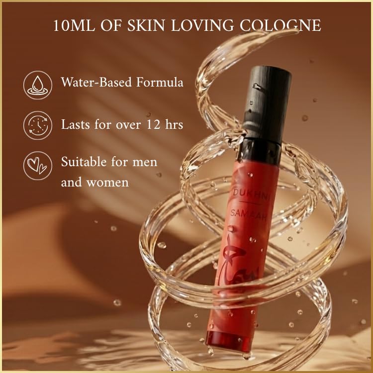 Dukhni Samaah 10ml Unisex Cologne - Smokey Sandalwood & Leather
