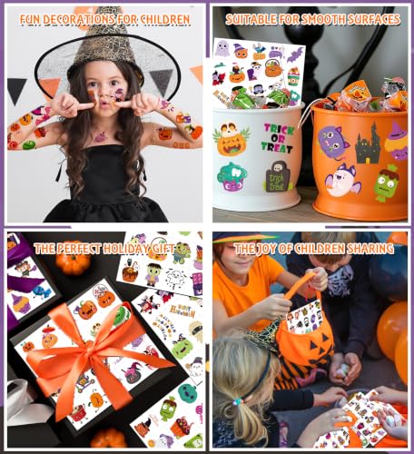 120 Halloween Temporary Tattoos for Kids - Party Favors & Gifts