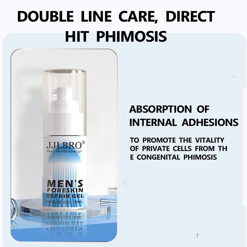 Men's Foreskin Repair Gel - Extra Strength Enlargement Cream for Enhanced Size & Performance | 3.4 oz