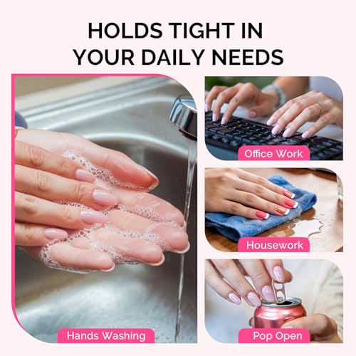 MelodySusie Strong Nail Glue - Quick Dry, Long Lasting 15ml