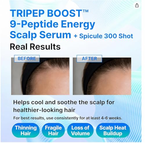 CELDYQUE 9-Peptide Hair Growth Scalp Serum - 1.35oz Rosemary Roll-On