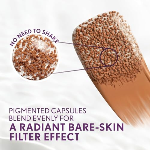 COVERGIRL Simply Ageless Skin Perfector Essence Foundation - 30 Light-Medium, Vegan Tinted Moisturizer with Bakuchiol for Radiant Skin