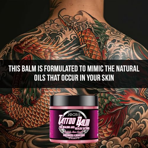 Jeallis Pink Tattoo Ointment - Natural Aftercare Cream 6oz