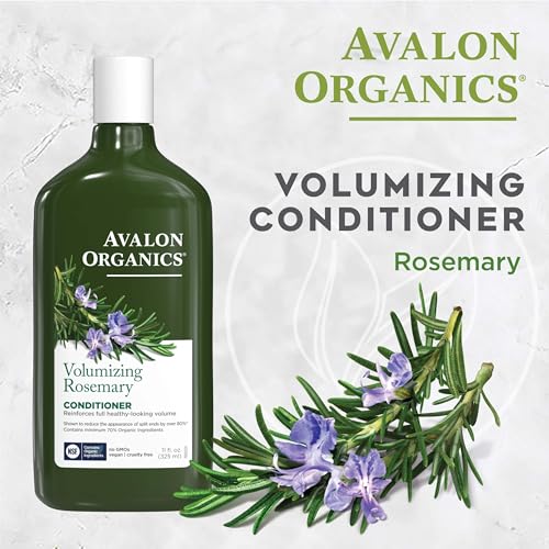 Avalon Organics Rosemary Volumizing Conditioner, 11 Oz - Sulfate-Free