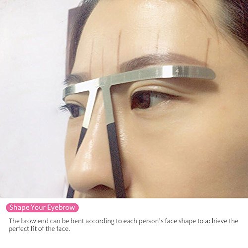 YUYTE Eyebrow Ruler for Microblading & Shaping, Flexible Measuring Tool