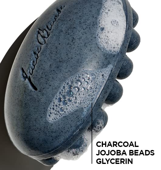 Jack Black Charcoal Body Bar Massaging Soap - Single Pack Men’s Exfoliating & Deodorizing