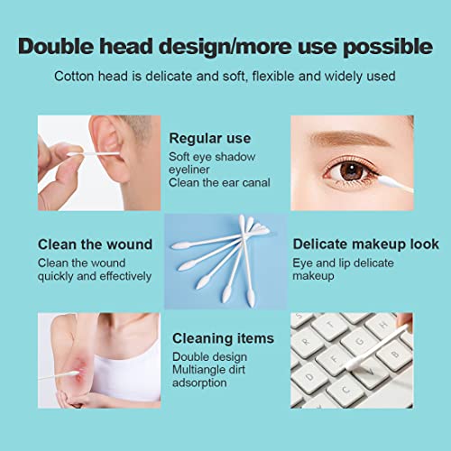 Individually Wrapped Double Tipped Cotton Swabs - 200 Count