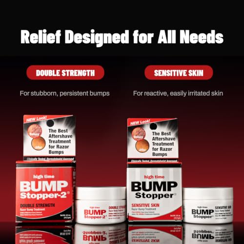 Bump Stopper Sensitive Post-Shave Treatment (2 x 0.5 oz) – Razor Bump & Ingrown Hair Care