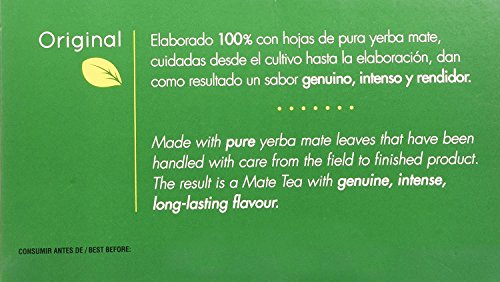 Taragüi Yerba Mate Tea Bags - 40 Organic Bags for Wellness