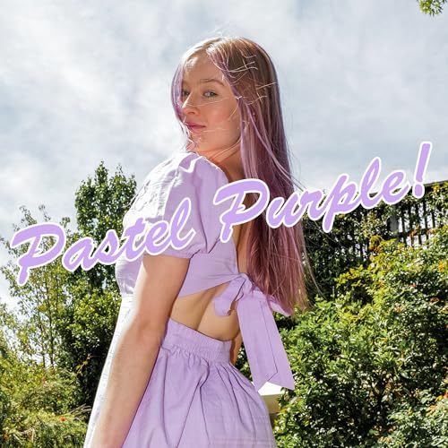 Brite One-Day Pastel Purple Hair Color Mousse - Temporary, Mess-Free Hair Dye for Light Hair