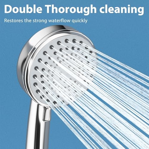 Lumkew Shower Head Cleaner Tool Set with Picks & Brush