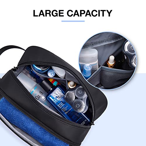 BAGSMART Travel Toiletry Bag for Men - Water-Resistant Dopp Kit