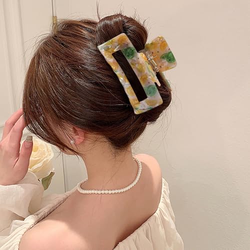 Lemon Hair Claw Clip for Women - Summer Fruit Hair Accessory