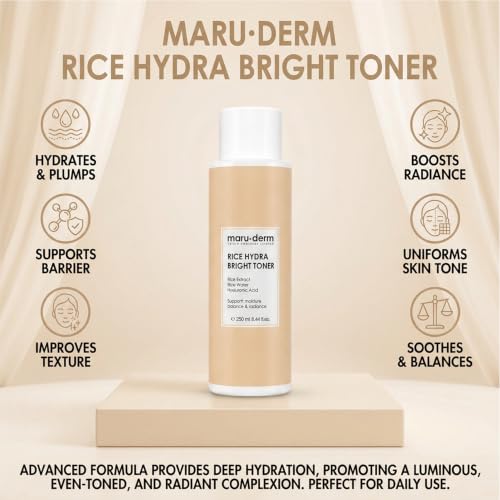 Maruderm Rice Extract Brightening Toner for Dull & Sensitive Skin 250ml