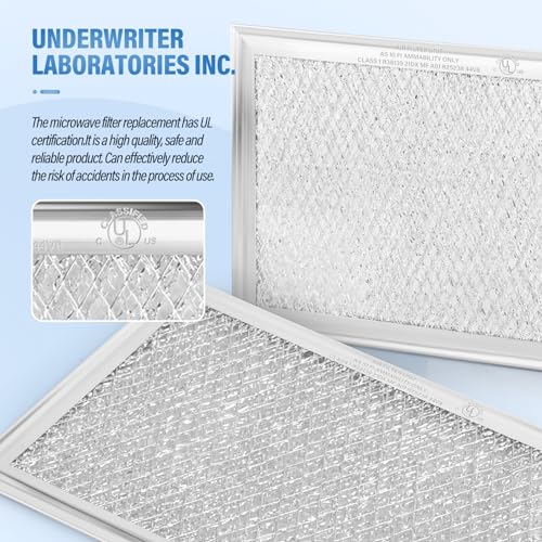 Microwave Grease Filter Replacement for LG 5230W1A012B - 4 Pack