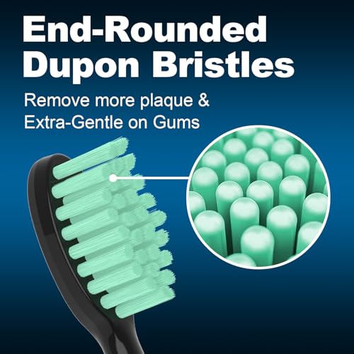 ZIYAJIA Replacement Toothbrush Heads for AquaSonic Black Series 10 Pack