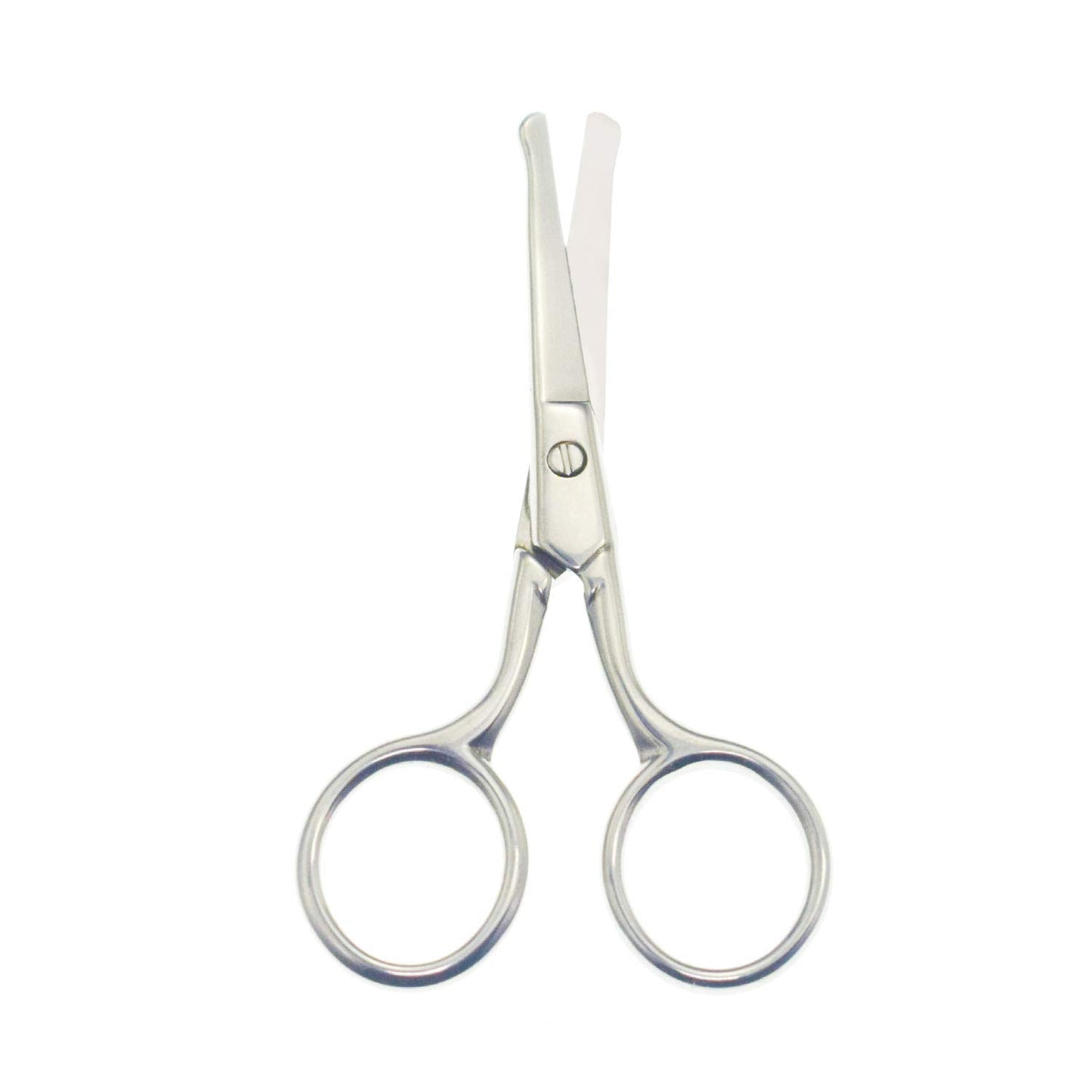 Yutoner 3.6 Inch Silent Pet Grooming Tiny Safety Curved Scissors for Cats & Dogs - Quiet Alternative to Electric Clippers for Sensitive Pets