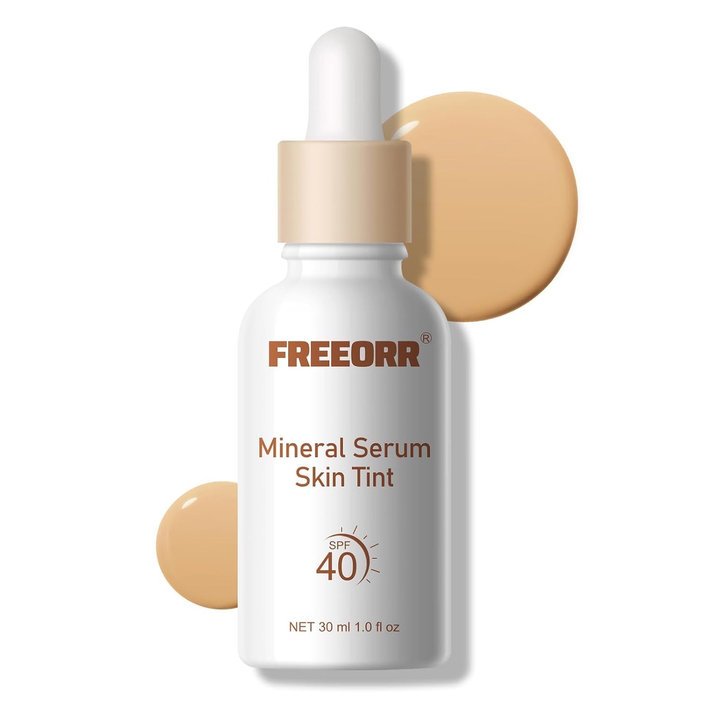 KYDA SPF 40 Color Changing Foundation - Mineral Serum Skin Tint for Mature Skin | Mirage Shade Adjusting Makeup