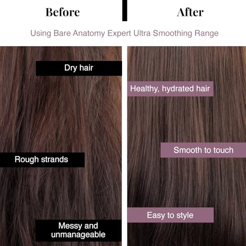 Bare Anatomy Ultra Smoothing Hair Mask - Deep Conditioning for Dry & Frizzy Hair, 250g