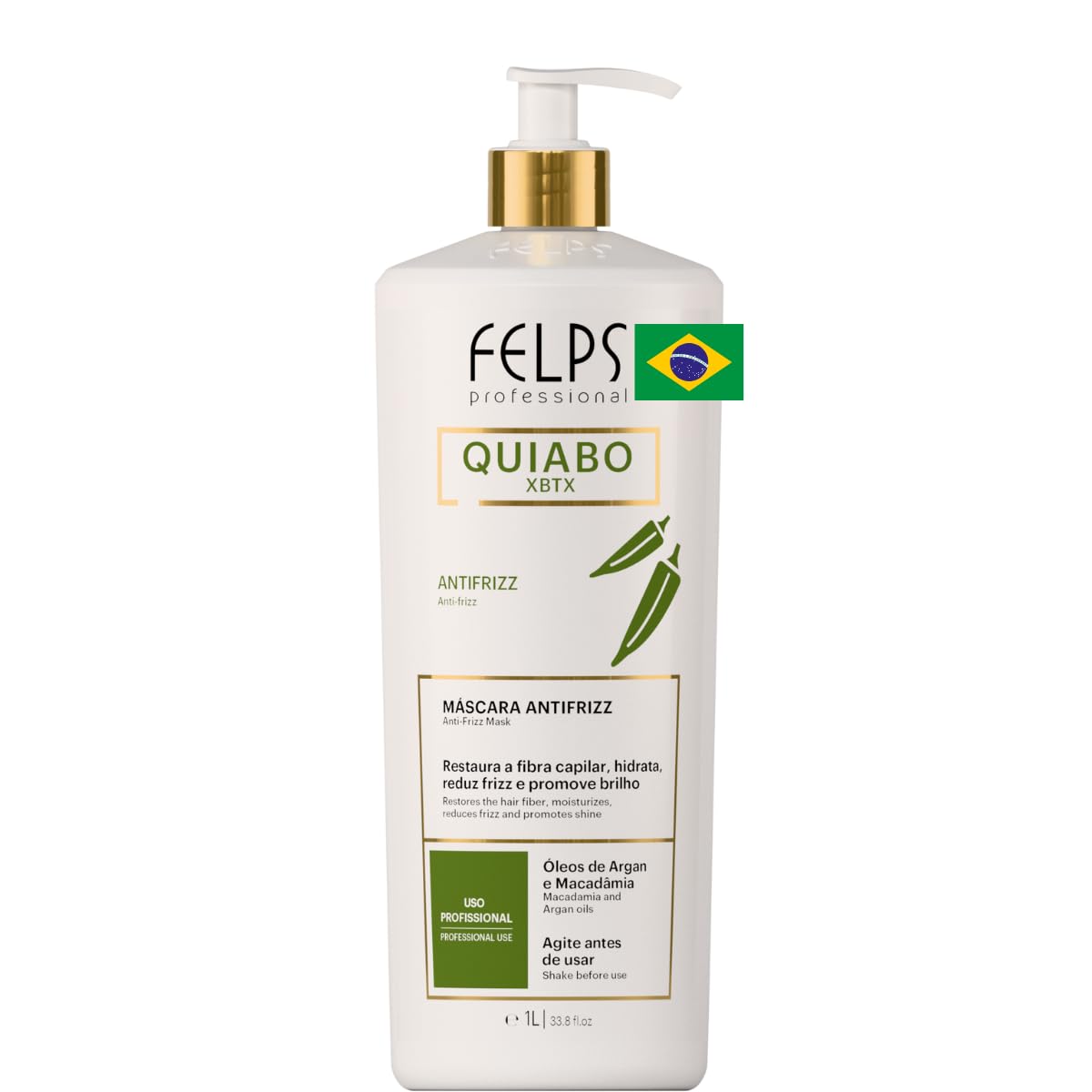 Felps Xbtx Okra Thermal Sealing Treatment - Single Step 1L | Nourishing Hair Care