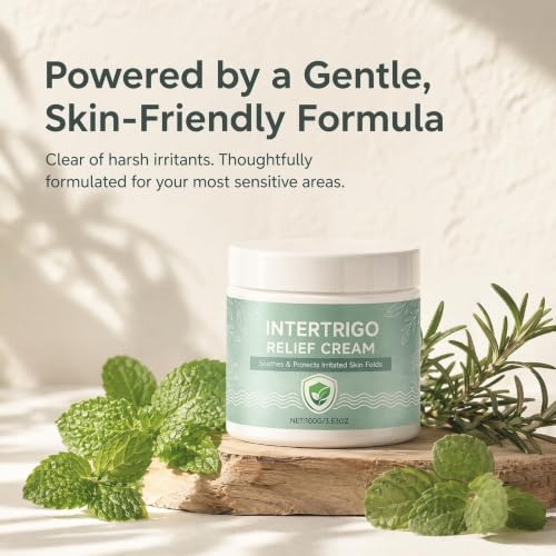 Intertrigo Cream for Skin Fold Care | Fast-Drying, Non-Greasy Formula