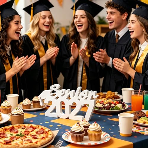 Class of 2027 Graduation Sign | Wooden Photo Prop & Centerpiece