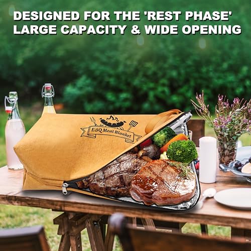 Romanticist 5-in-1 Heavy Duty Grill Accessories Set with Insulated Meat Blanket
