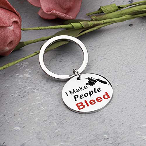 AKTAP Tattoo Artist Keychain - Unique Body Art Jewelry Gift for Tattooers