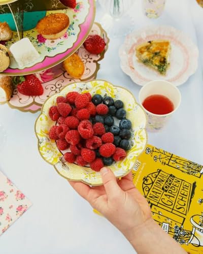 Talking Tables Vintage Floral Paper Plates - Pack of 24, 7 Inch