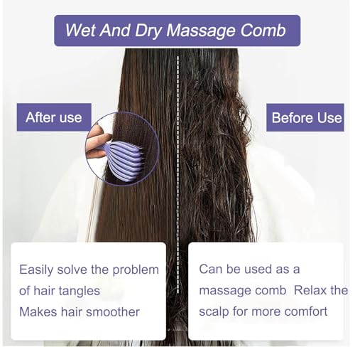 Curly Hair Scalp Massage Comb - Soft & Ergonomic Hair Care Tool