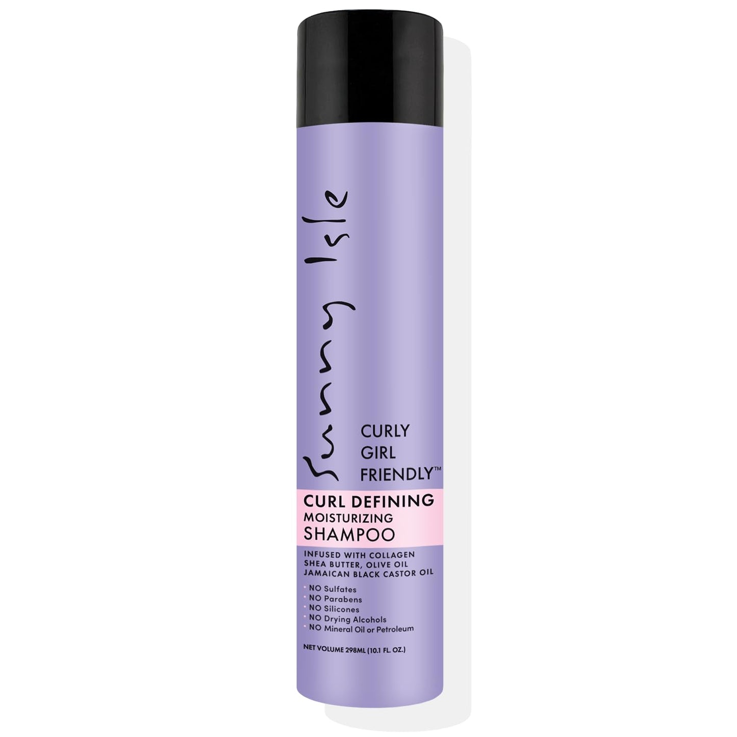 Sunny Isle Curl Defining Shampoo - Moisturizing & Hydrating for Curly, Wavy, Coily Hair | 10.1oz