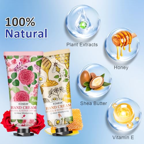 B-32 Pack Hand Cream Gift Set for Women, Travel-Size Moisturizing Lotions