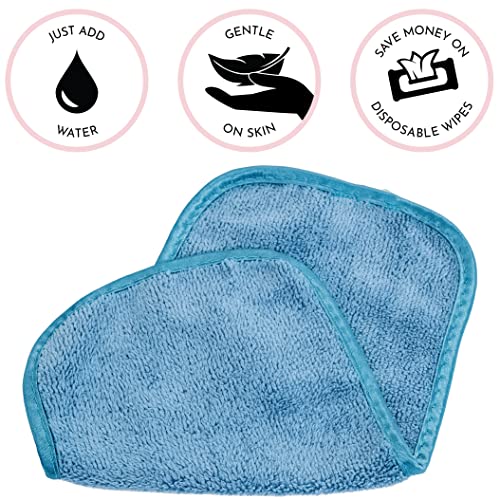 S&T INC. Reusable Makeup Remover Wipes, 5 Pack - Soft Microfiber