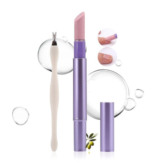 Cuticle Oil Pusher Pen - Nail Care Tool for Hangnails & Dry Nails | Moisturizing Cuticle Trimmer & Remover