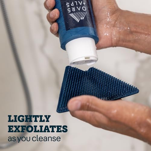 Oars + Alps Silicone Body Scrubber - Antimicrobial Exfoliating Tool
