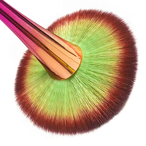 Jutoe 2 Pcs Large Kabuki Makeup Brush Set - Soft, No-Shed Bristles