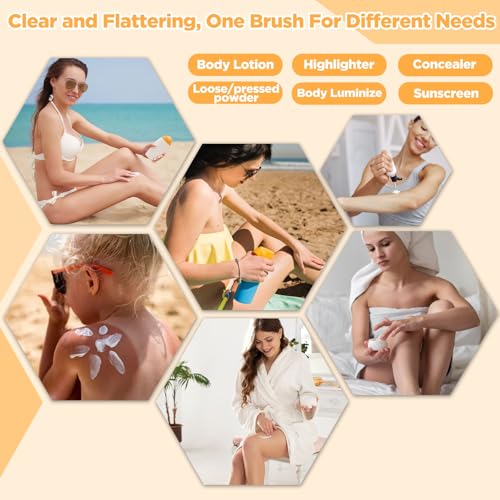 Kabuki Self Tanner Brush for Even Body & Face Makeup