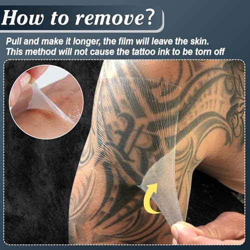 Tattoo Aftercare Bandage 8 x 200 Inch (8in 25 Pcs), Supplies
