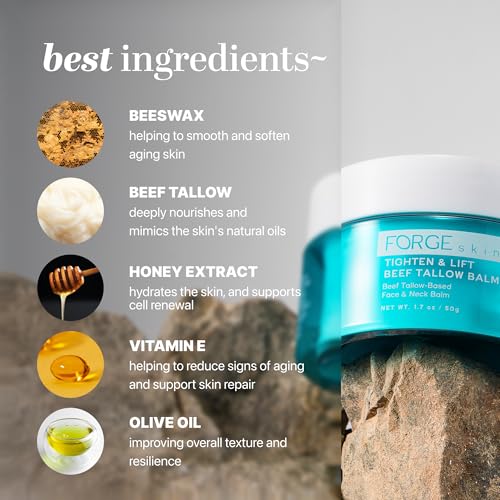 Forge Skin Tightening & Lifting Balm for Women - Natural Face Moisturizer