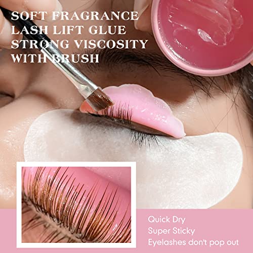 PERMANIA Reusable Lash Lift Rods & Silicone Curler Pads – 17PCS Eyelash Perm Tools
