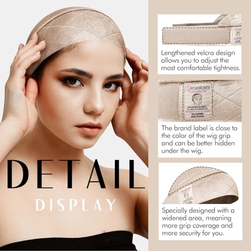 Dreamlover Nude Wig Grip Band - Non-Slip Headband for All-Day Wear