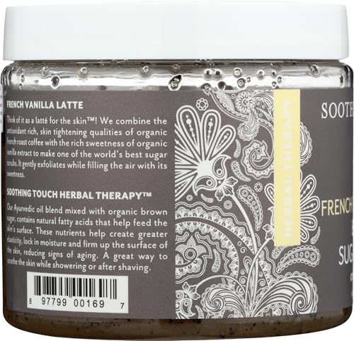 Soothing Touch French Vanilla Latte Brown Sugar Scrub 16 oz